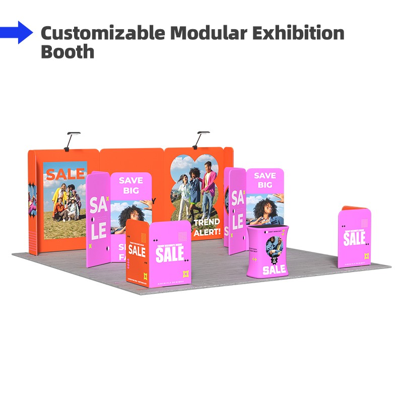 20x20 Trade Show Booth Kit-B4