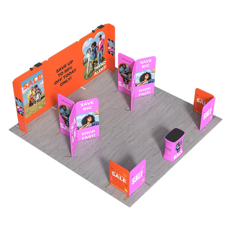 20x20 Trade Show Booth Kit-B4 - Image 3